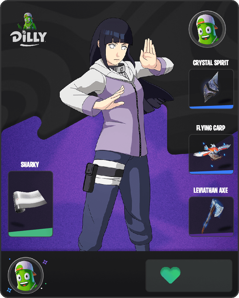 Hinata Hyuga Fortnite combo