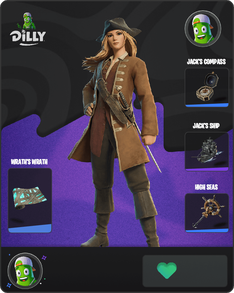 Elizabeth Swann Fortnite combo
