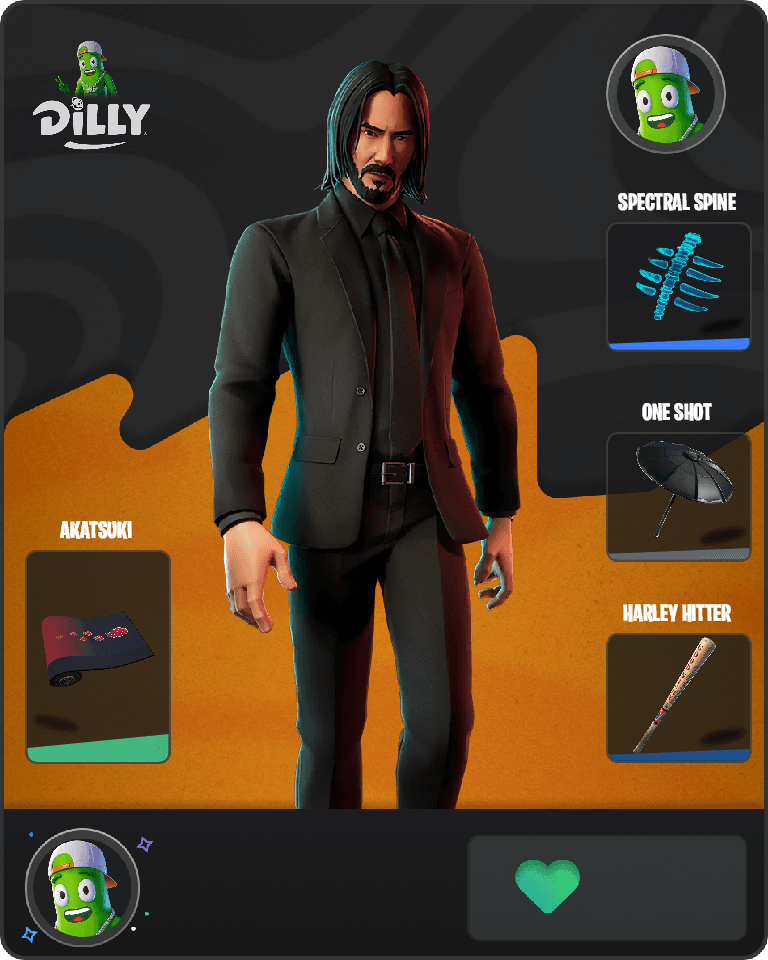 John Wick Fortnite combo