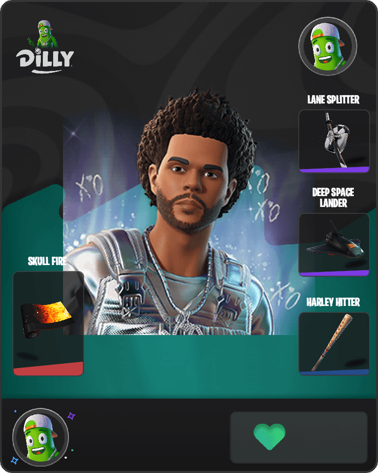 Platinum The Weeknd Fortnite combo