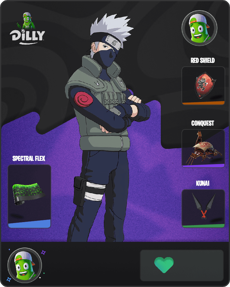 Kakashi Hatake Fortnite combo
