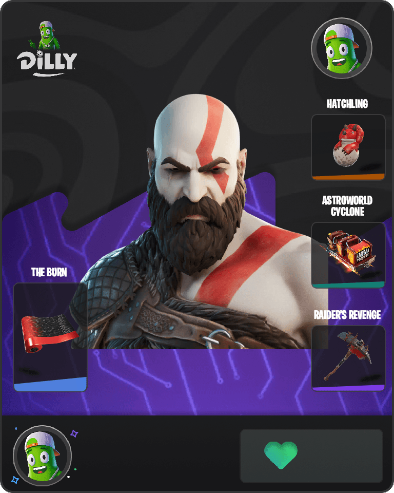 Kratos Fortnite combo