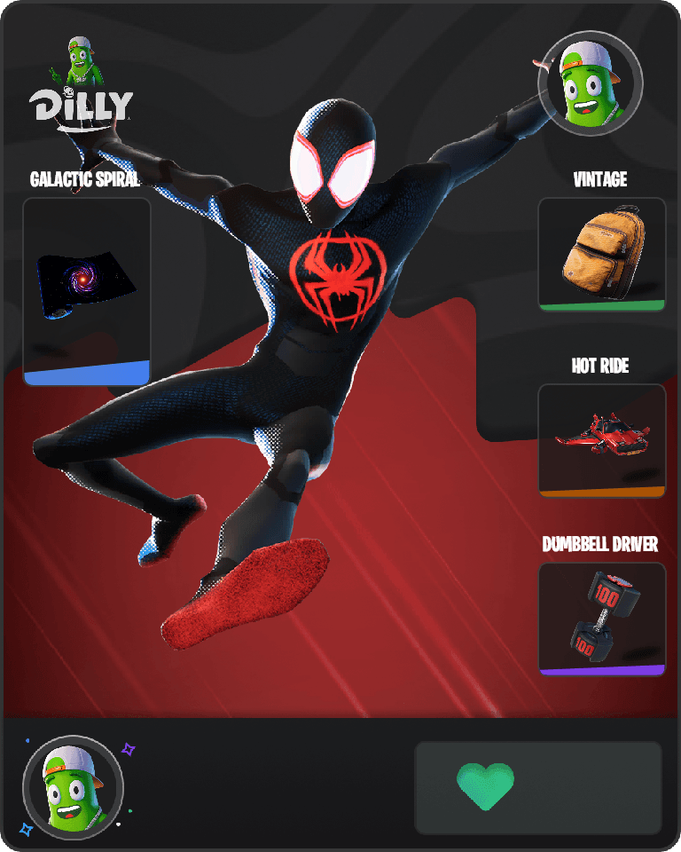 Spider-Man (Miles Morales) Fortnite combo