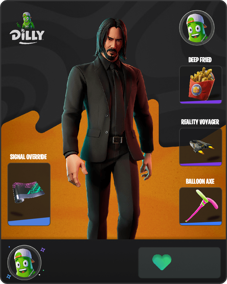John Wick Fortnite combo