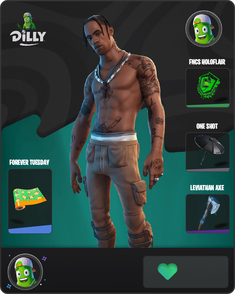 Travis Scott Fortnite combo