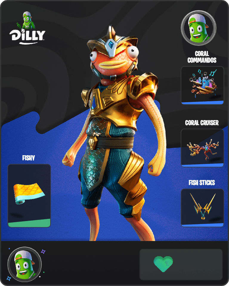 Atlantean Fishstick Fortnite combo