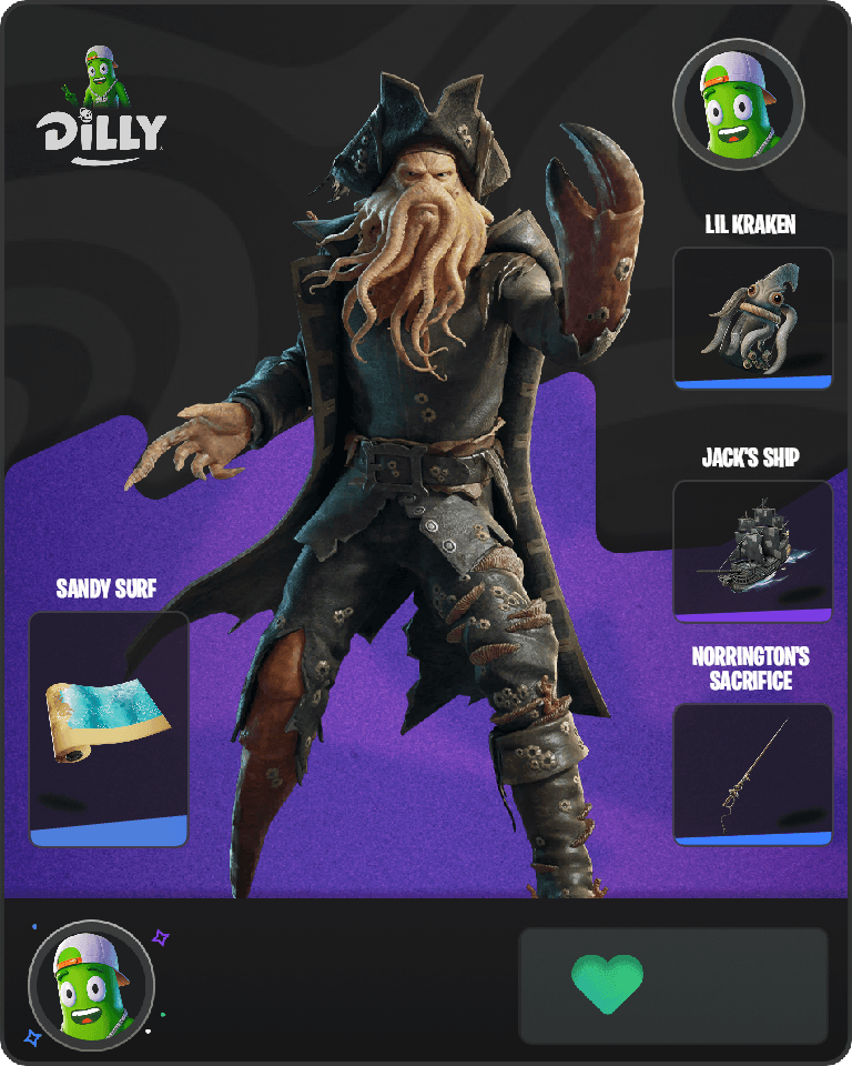 Davy Jones Fortnite combo