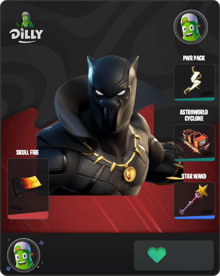 Black Panther Fortnite combo