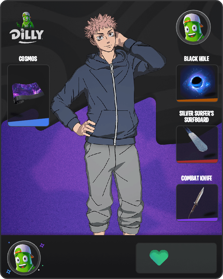 Streetwear Yuji Itadori Fortnite combo