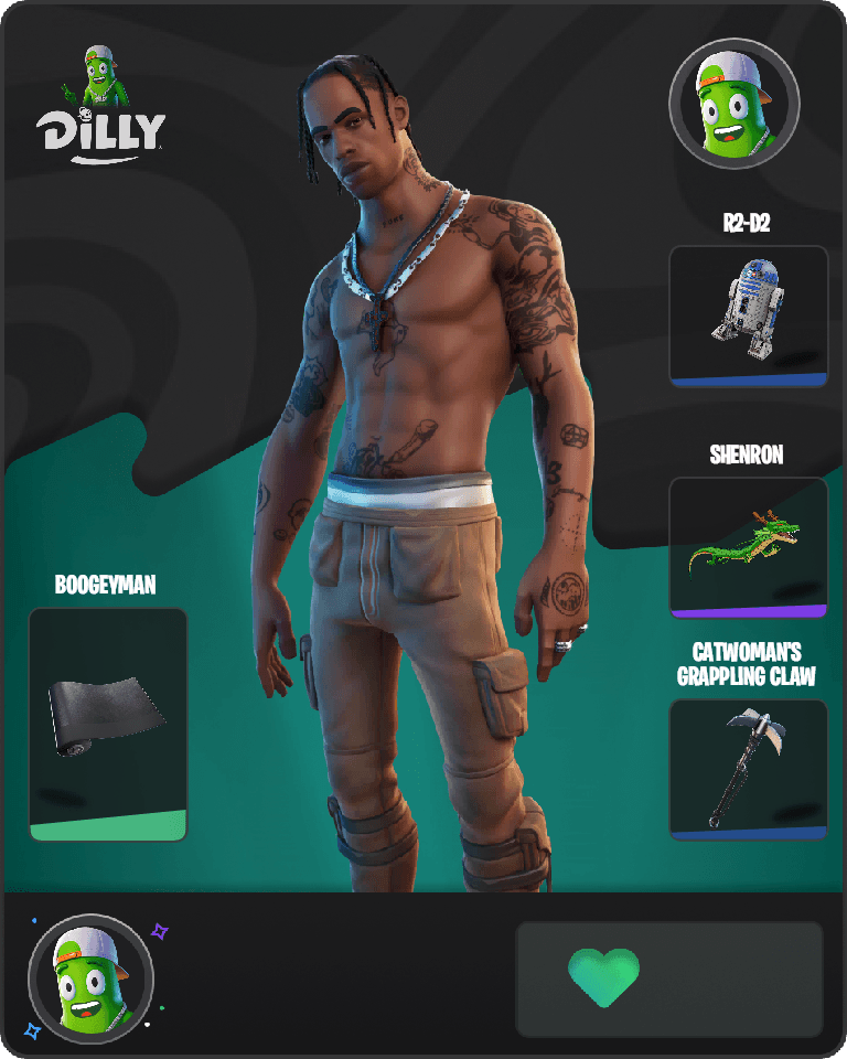 Travis Scott Fortnite combo