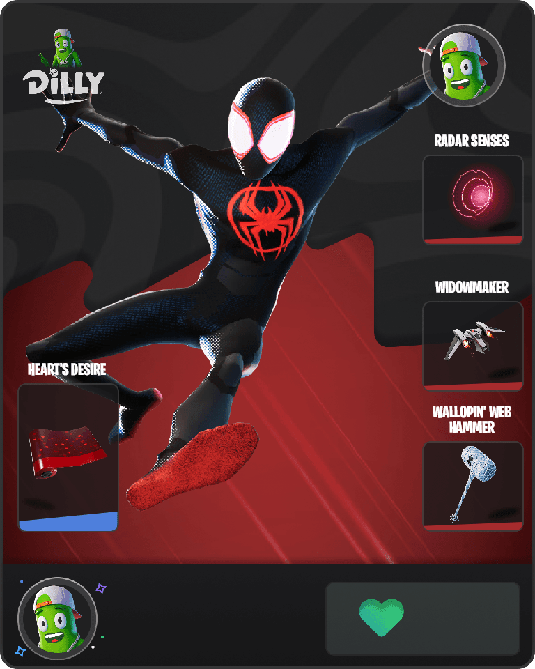 Spider-Man (Miles Morales) Fortnite combo