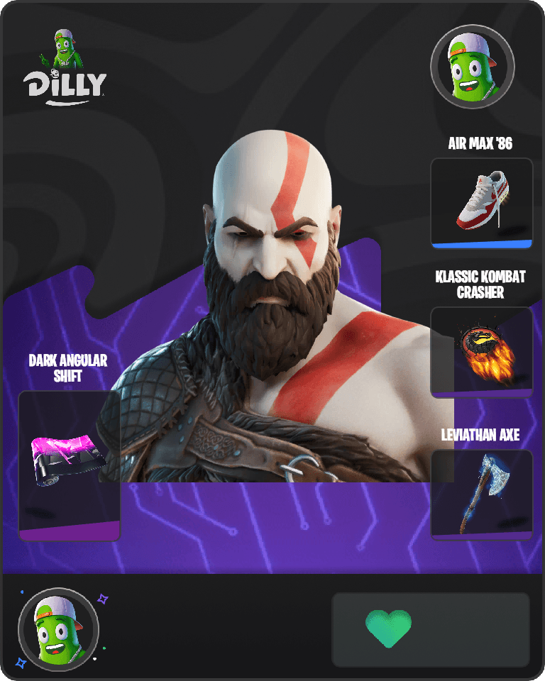 Kratos Fortnite combo