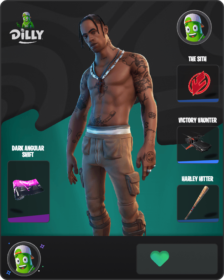 Travis Scott Fortnite combo