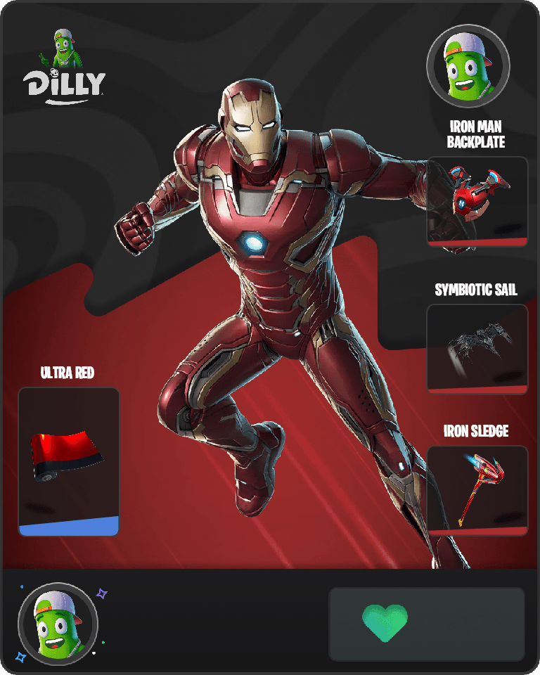 Iron Man Mk 45 Fortnite combo