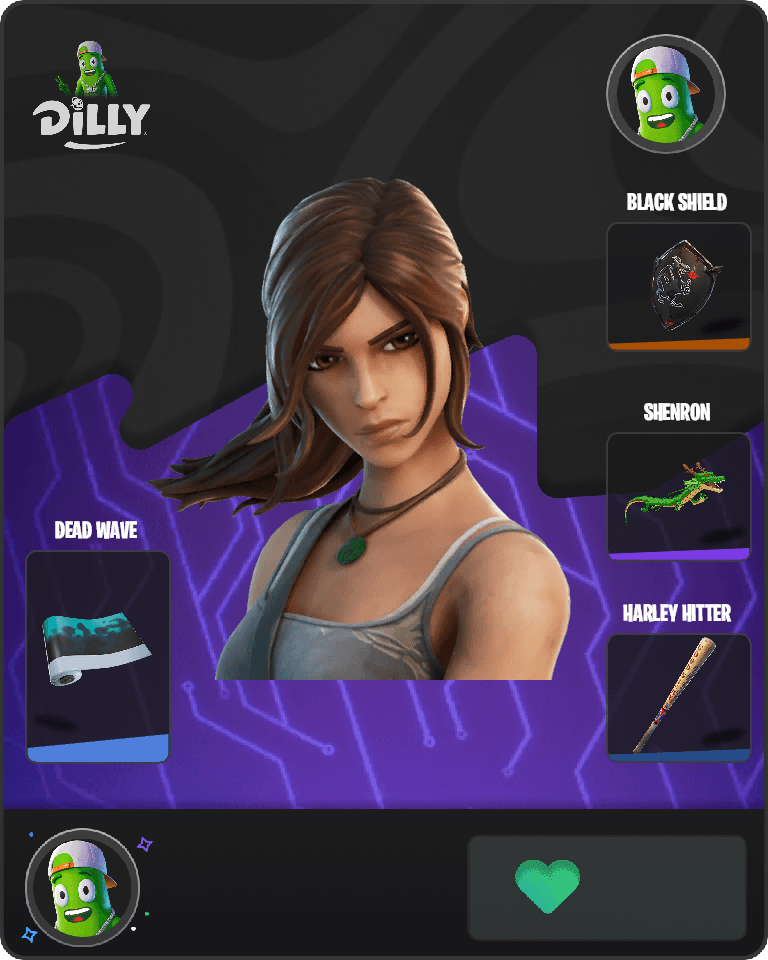 Lara Croft Fortnite combo