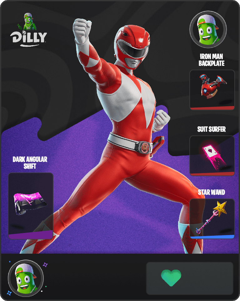 Red Ranger Fortnite combo