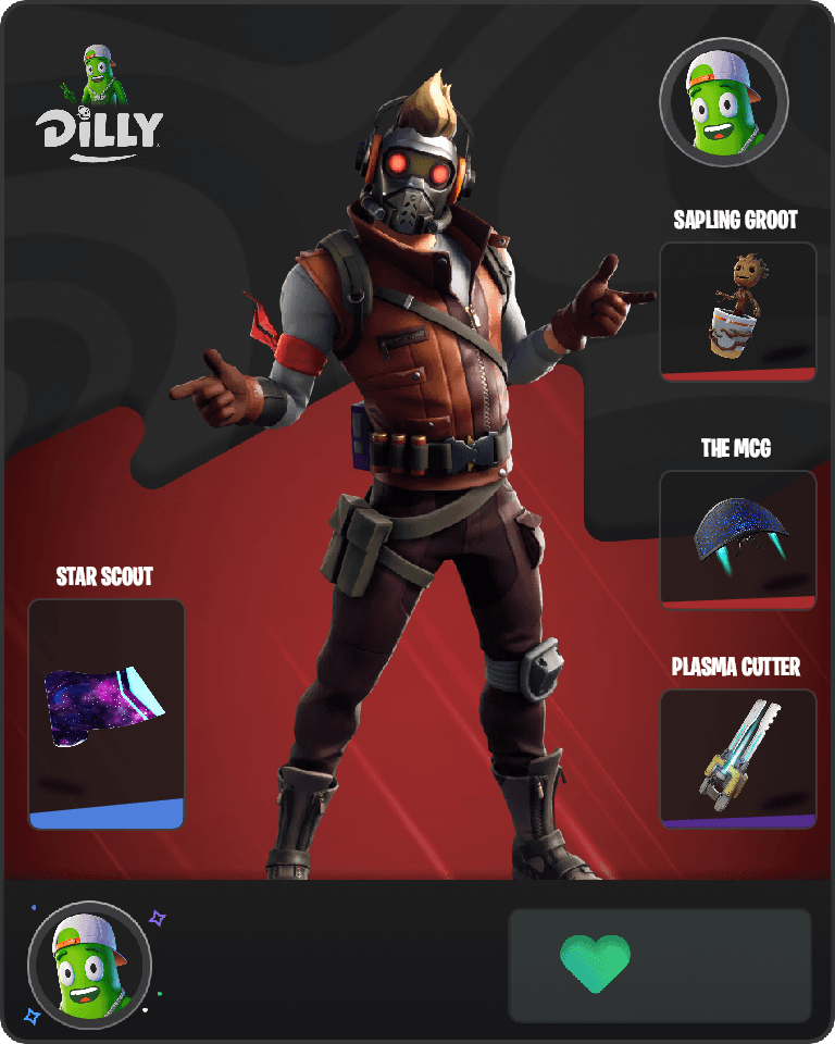 Star-Lord Outfit Fortnite combo