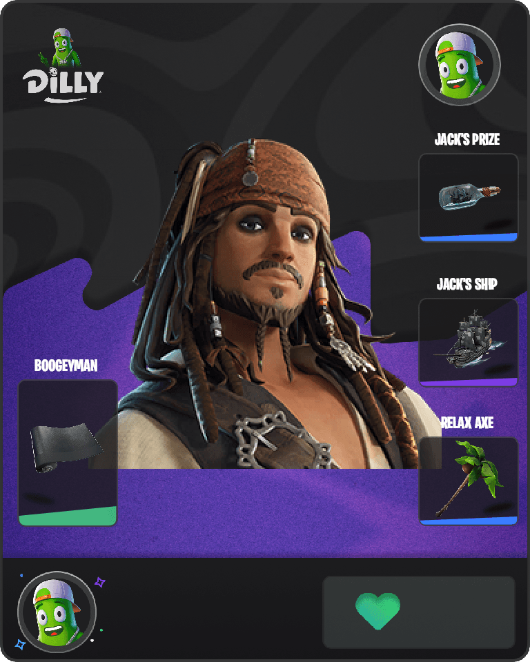 Jack Sparrow Fortnite combo