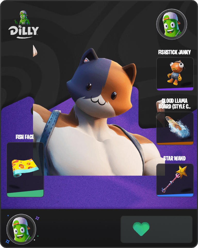 Meowscles Fortnite combo