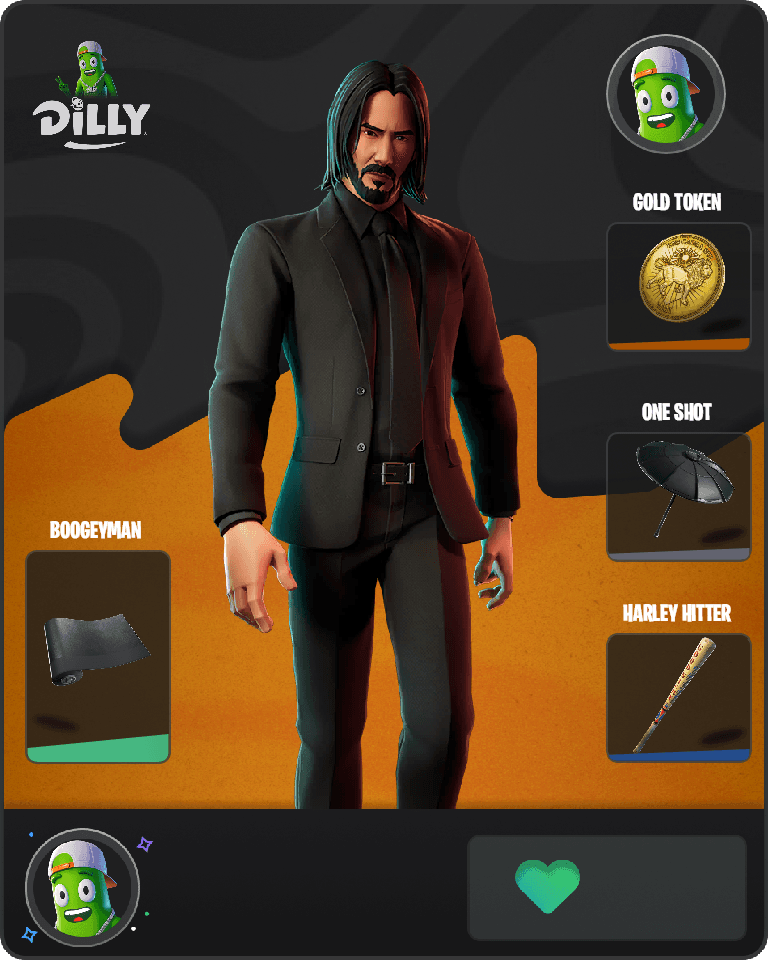John Wick Fortnite combo