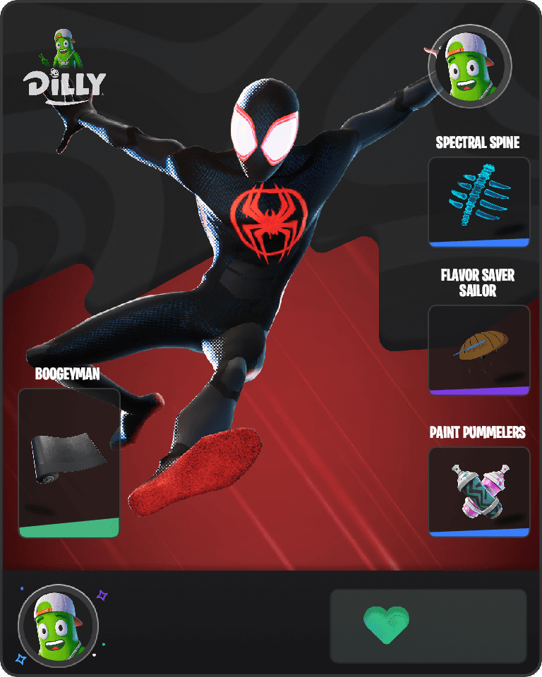 Spider-Man (Miles Morales) Fortnite combo
