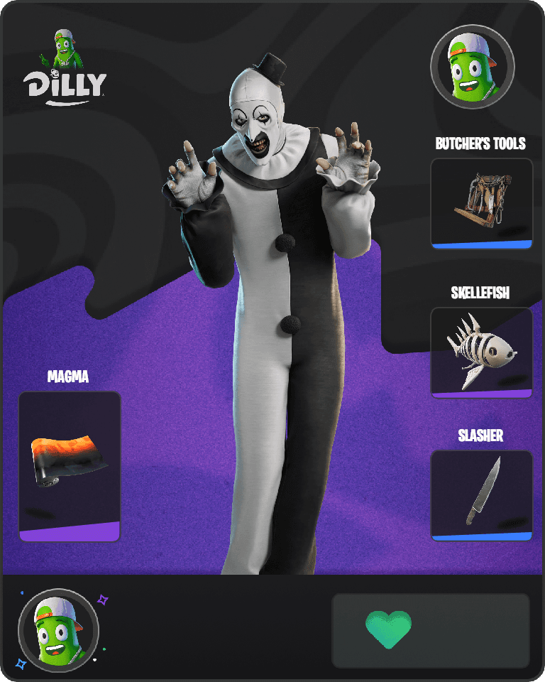 Art the Clown Fortnite combo