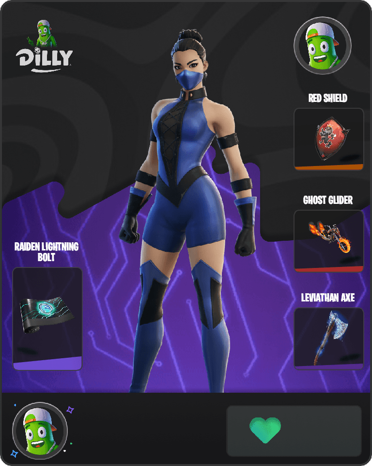 Kitana (MK3) Fortnite combo