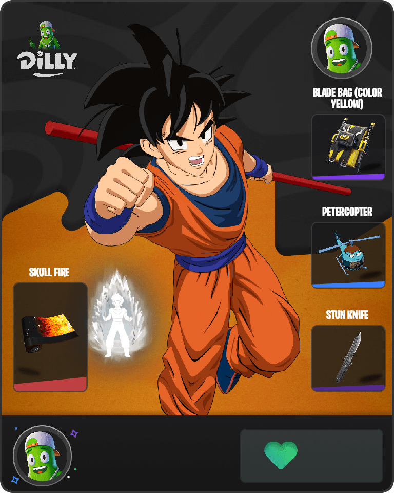 Son Goku Fortnite combo