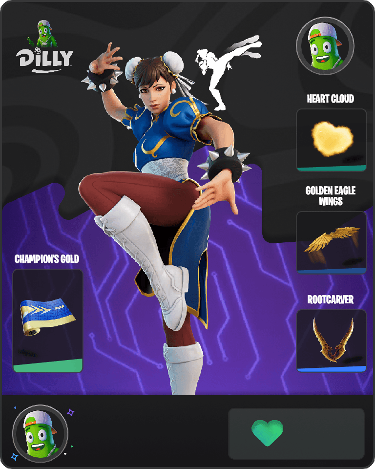Chun-Li Fortnite combo