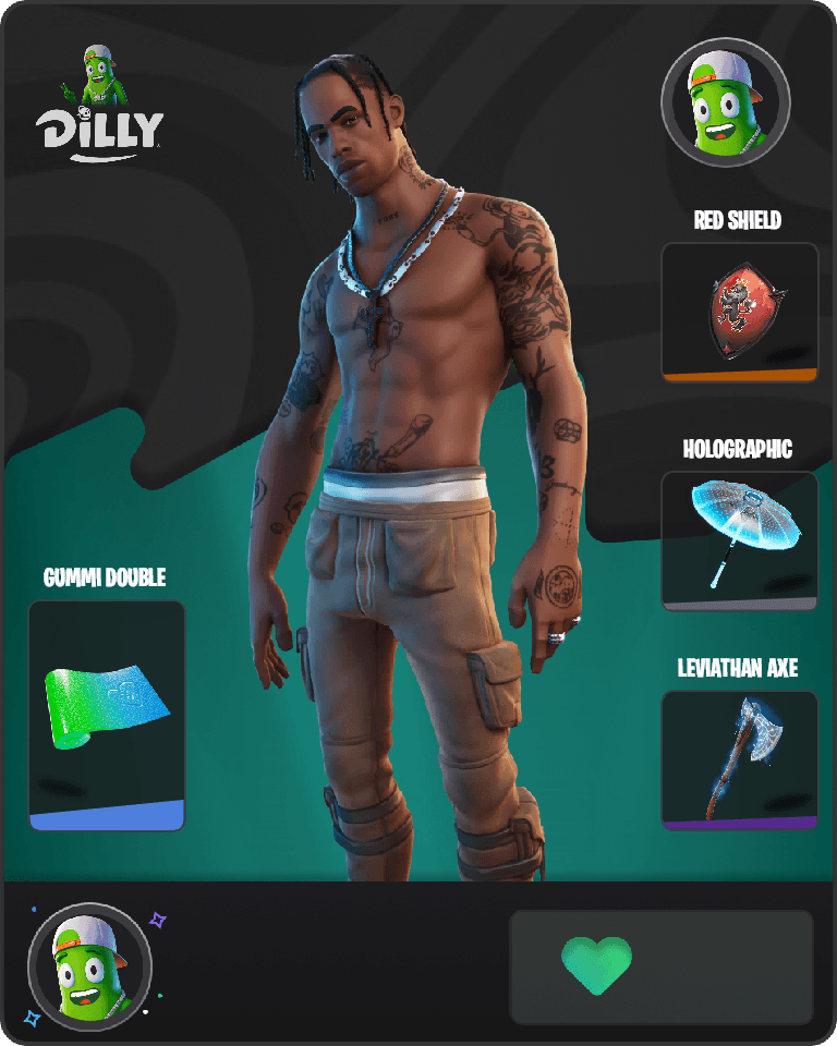 Travis Scott Fortnite combo