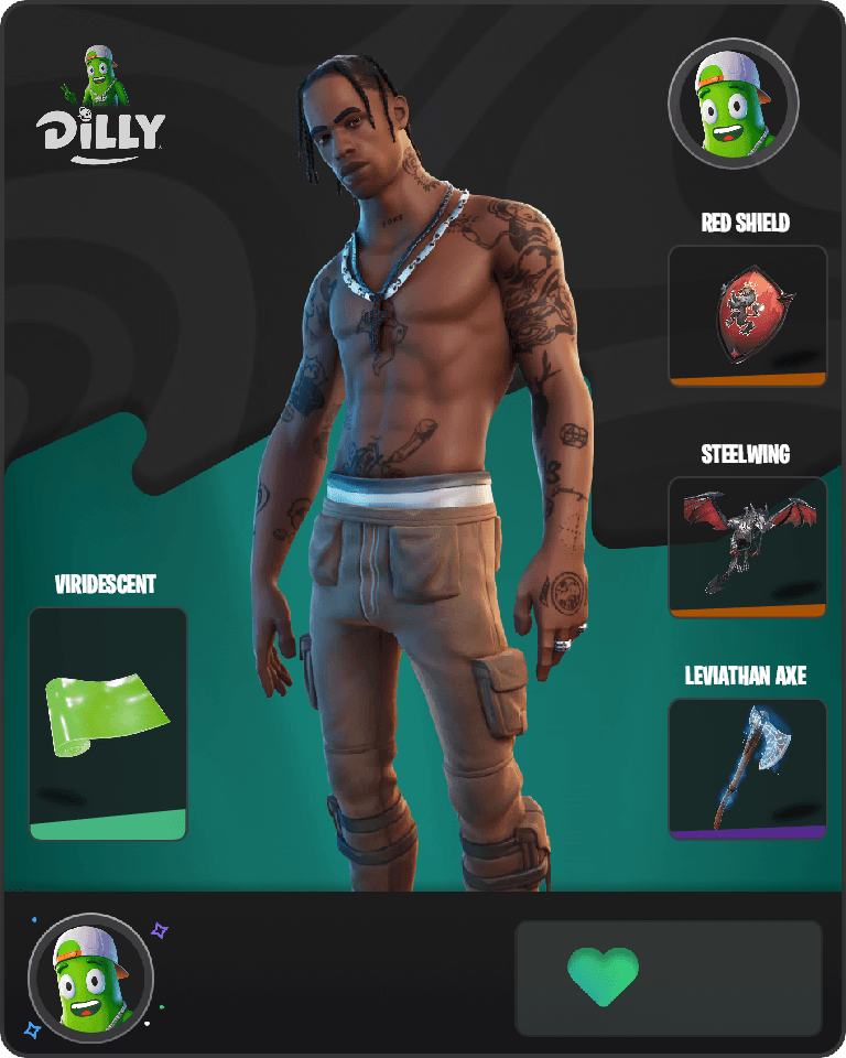 Travis Scott Fortnite combo