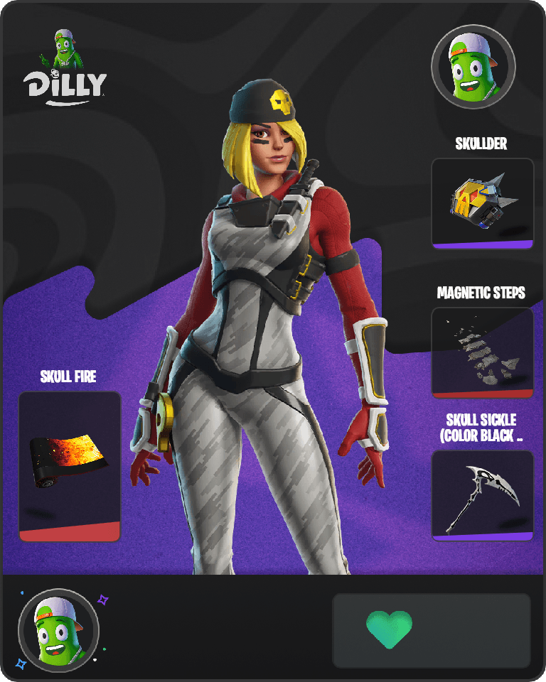 Gilded Skully Fortnite combo