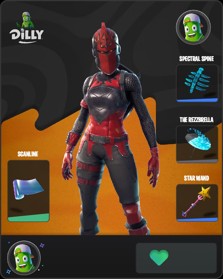 Red Knight Fortnite skin combo