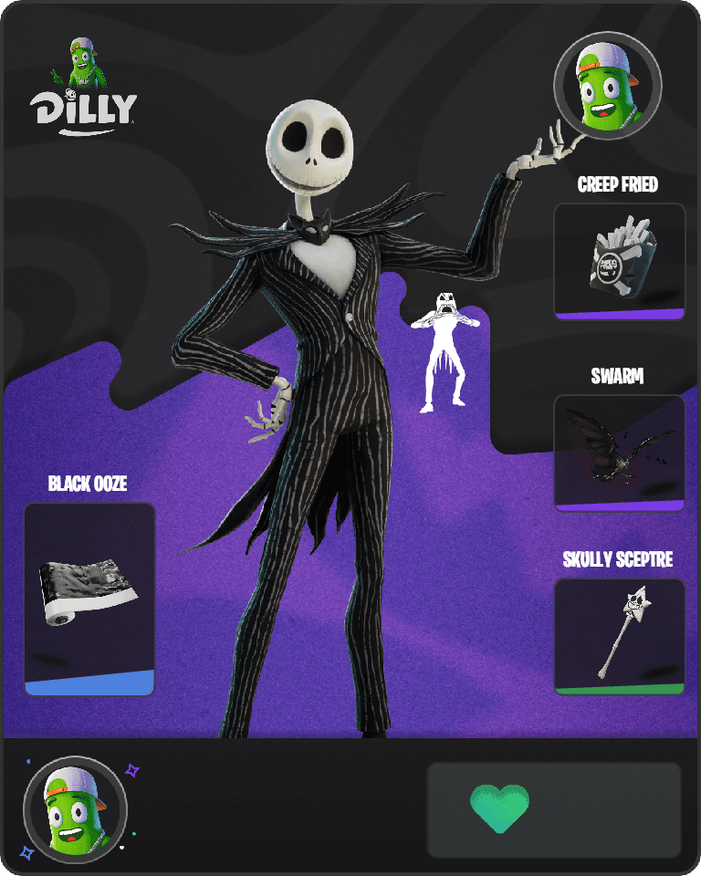 Jack Skellington Fortnite combo