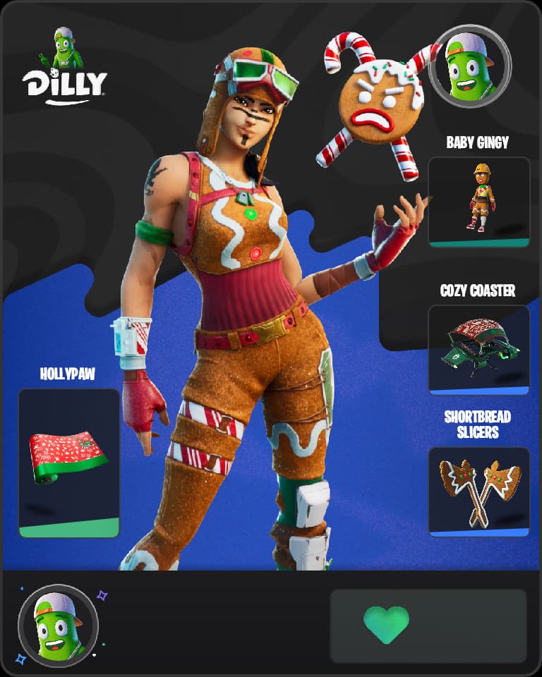 Gingerbread Raider combo by DillyFan807924