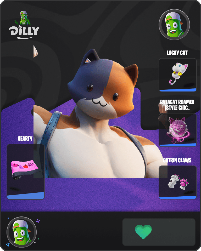 Meowscles Fortnite combo
