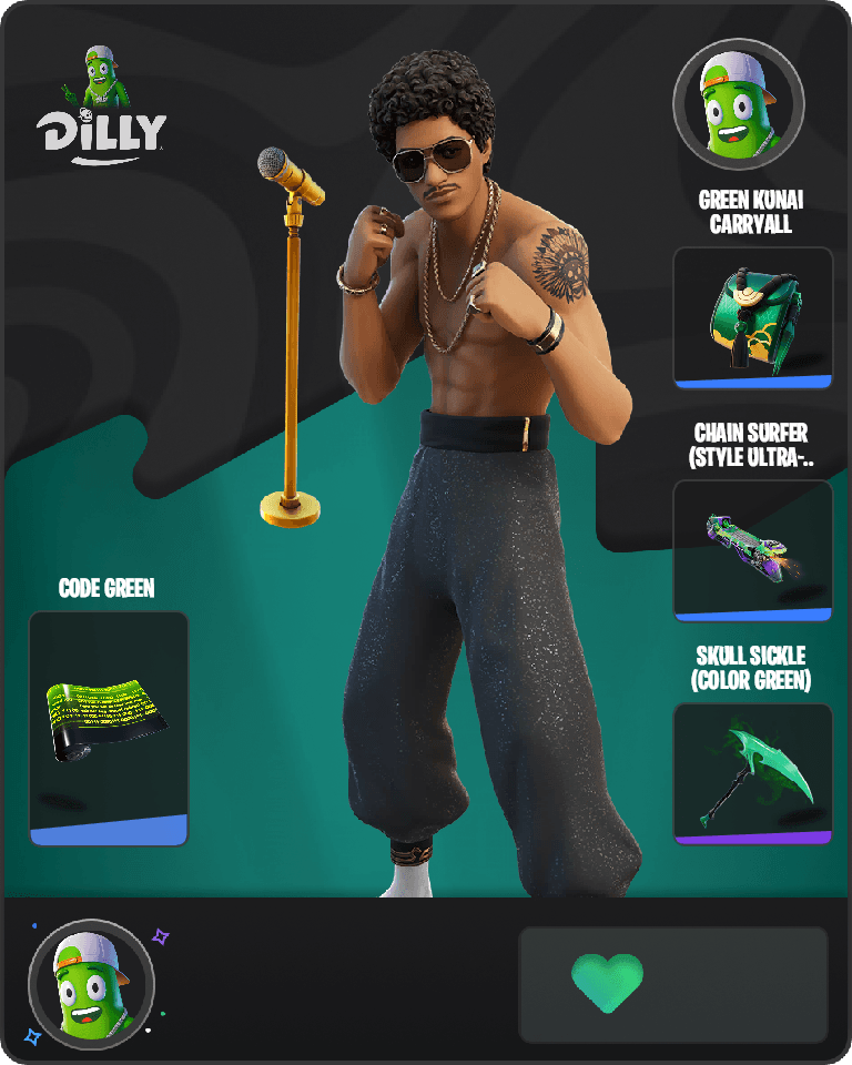 Bruno Mars Fortnite combo
