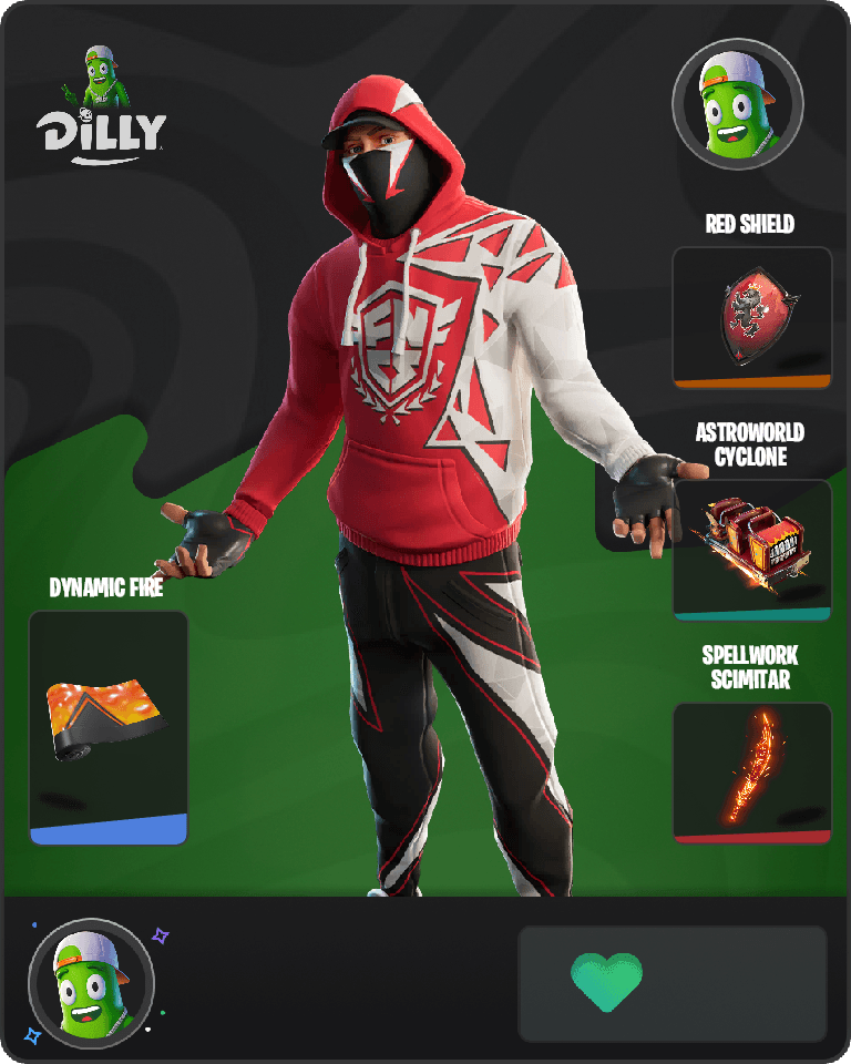 Champion Stash'd Fortnite combo