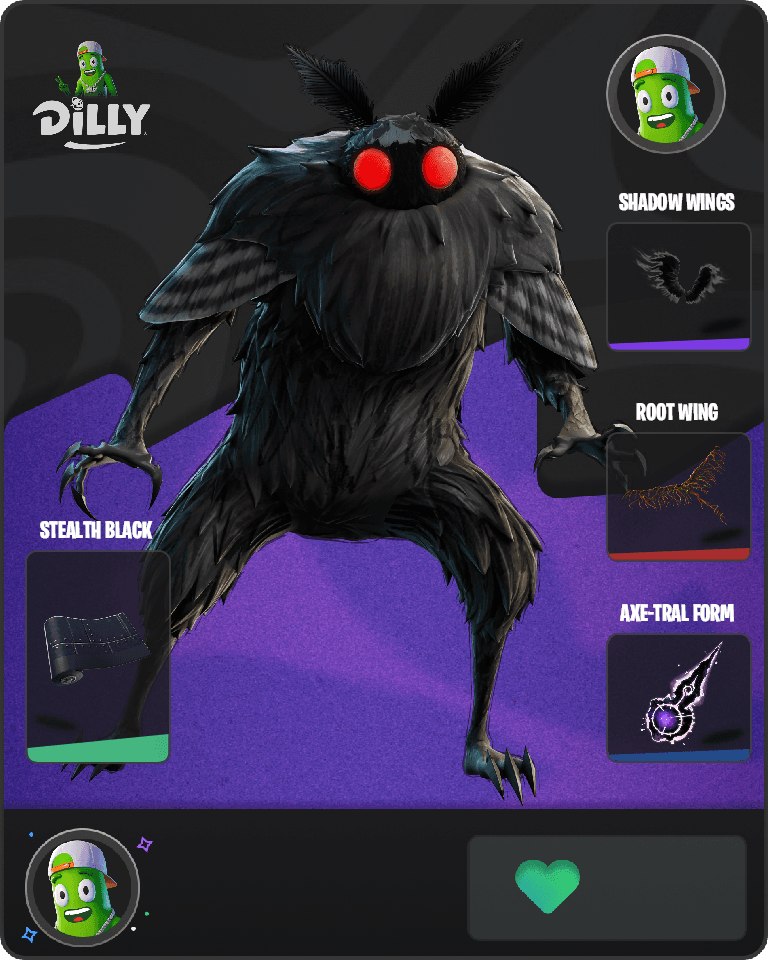 The Mothman Fortnite combo