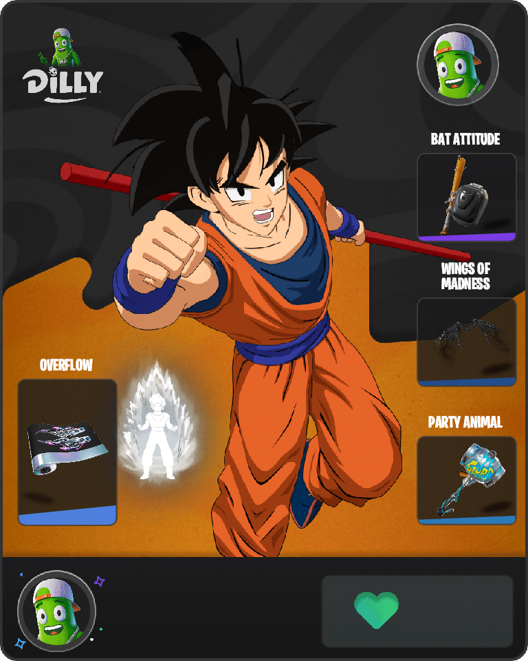 Son Goku Fortnite combo