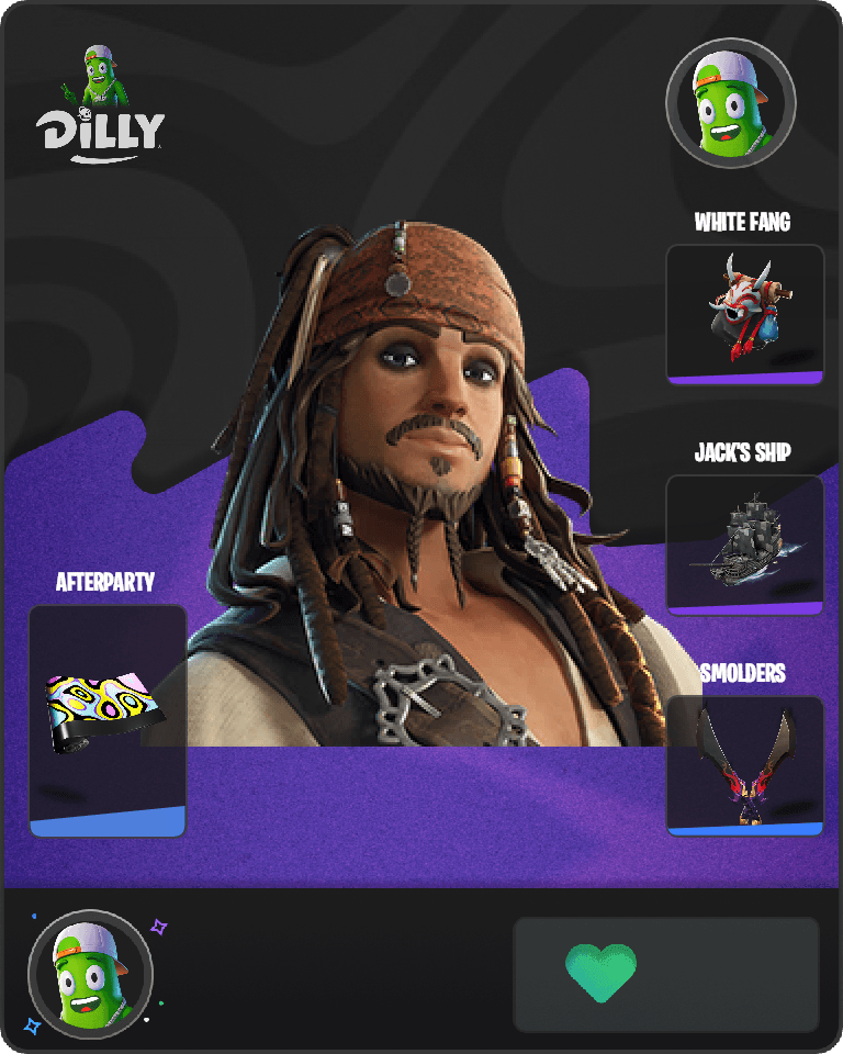 Jack Sparrow Fortnite combo