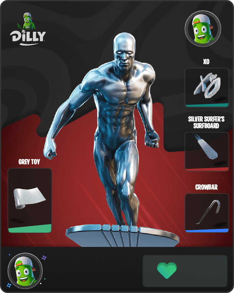 Silver Surfer Fortnite combo