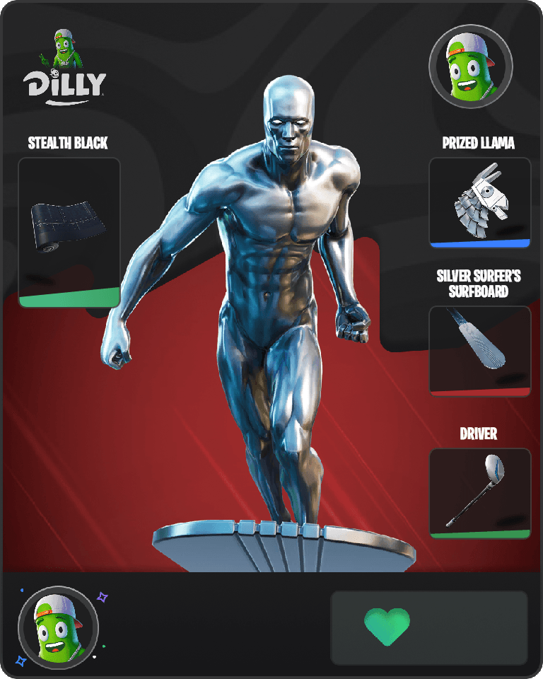 Silver Surfer Fortnite combo