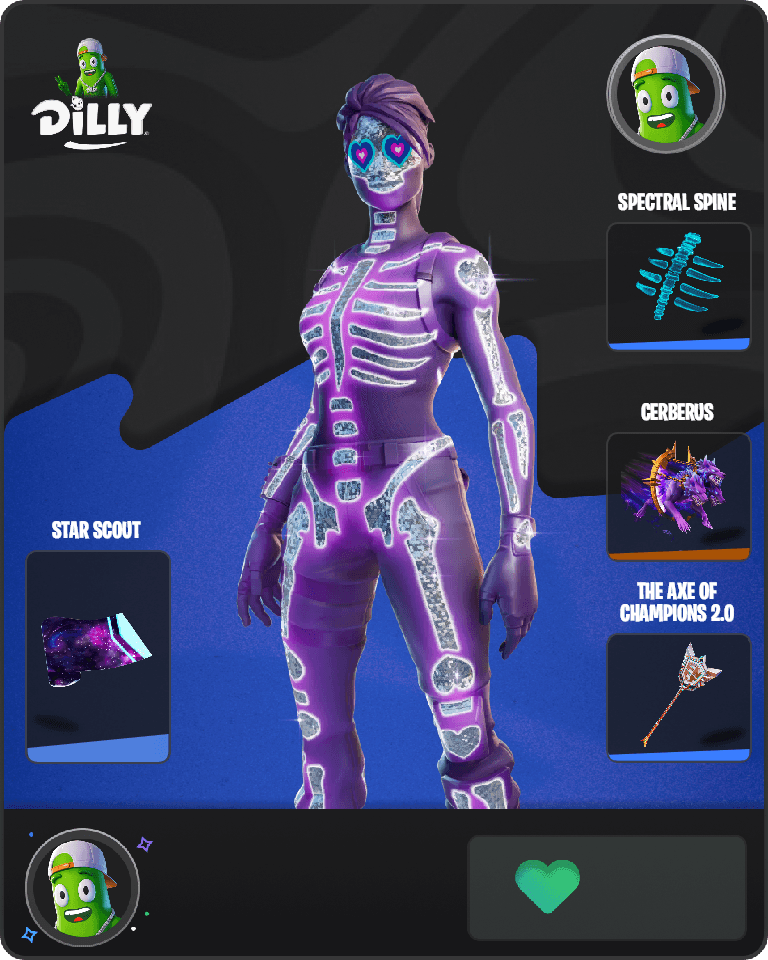 Sparkle Skull Fortnite combo