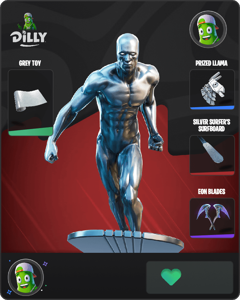 Silver Surfer Fortnite combo