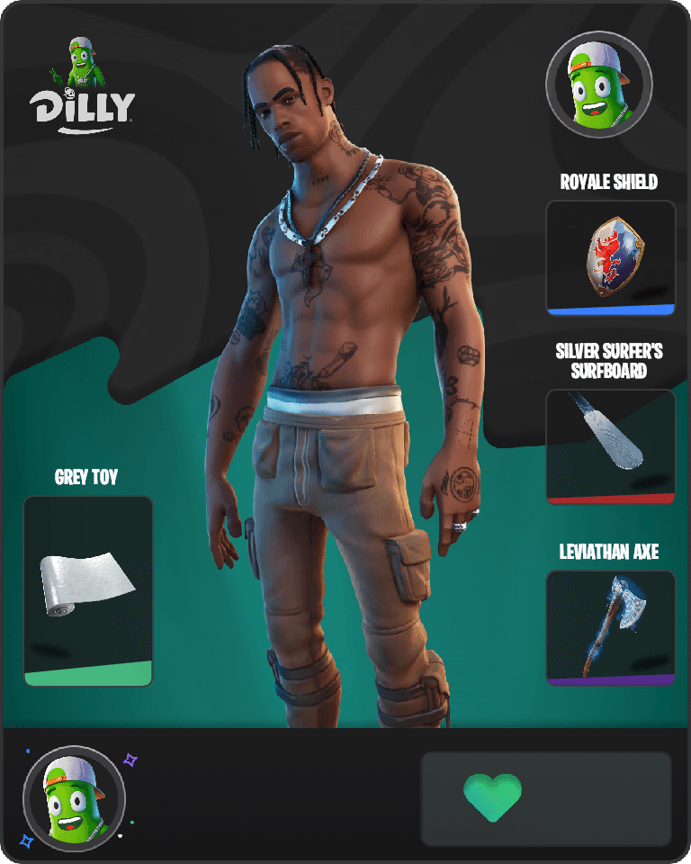 Travis Scott Fortnite combo