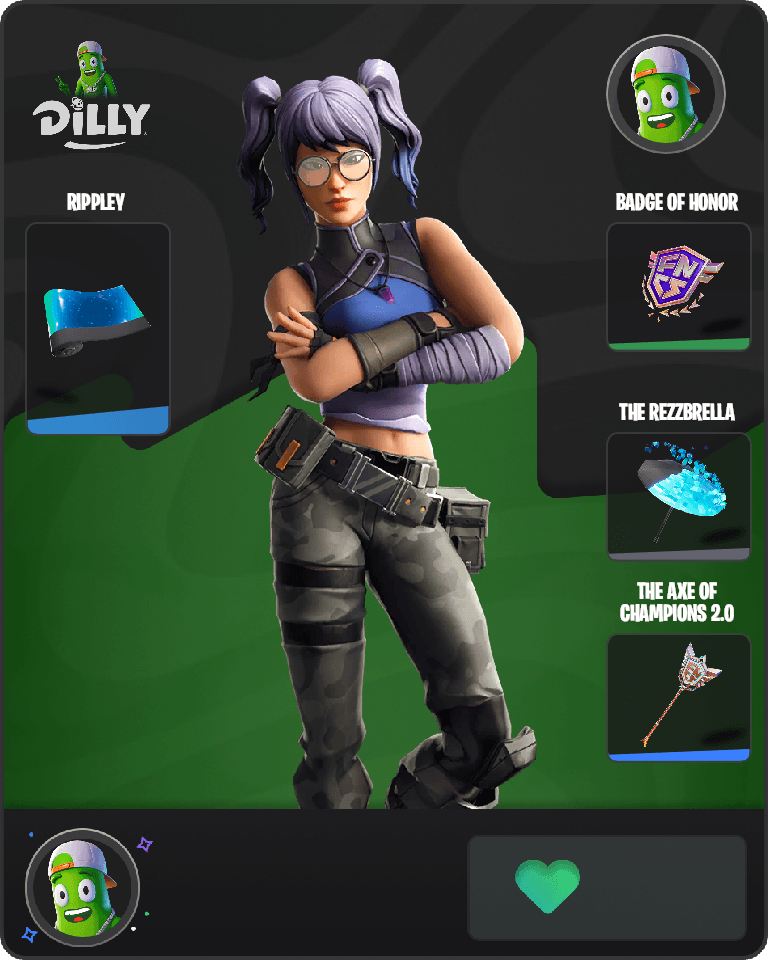 Crystal Fortnite combo
