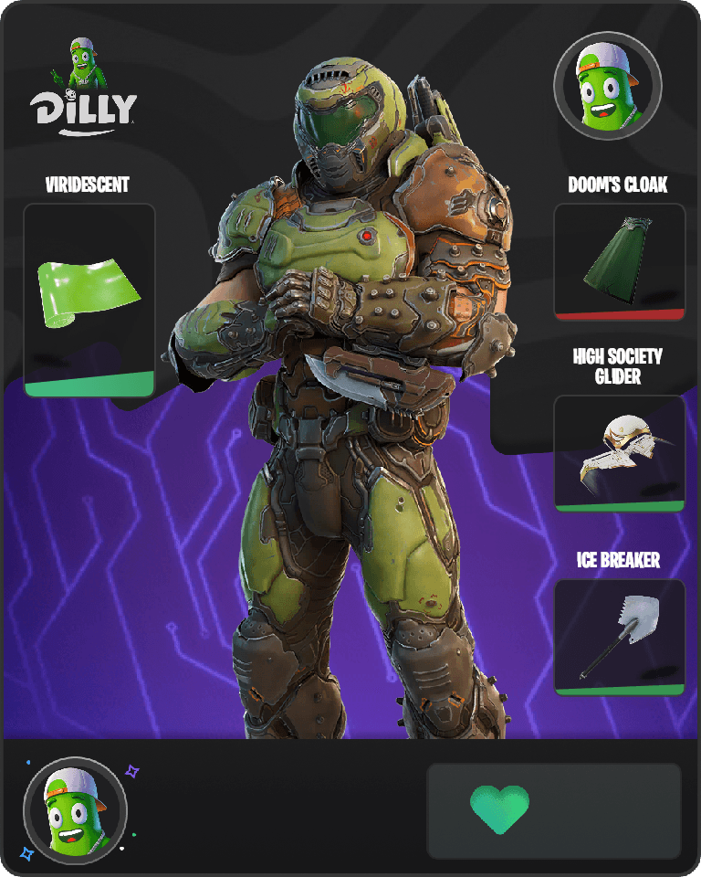 Doom Slayer Fortnite combo