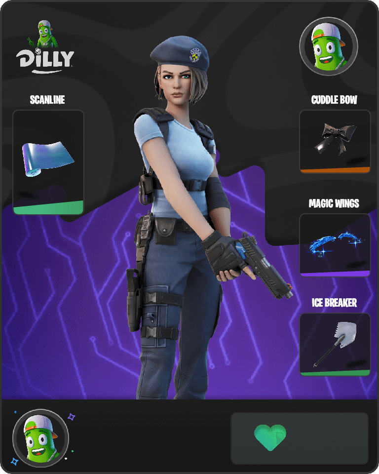 Jill Valentine Fortnite combo