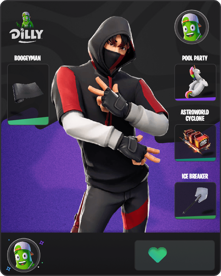 IKONIK Fortnite combo
